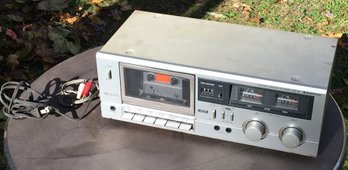 Vintage 1970s Sanyo RD 12 Stereo Cassette Deck Player / Recorder