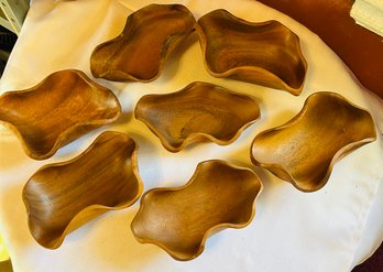 Lot Of Vintage Wooden Bowls