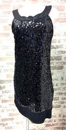 Scarlett Night Petite Black Sequin Dress