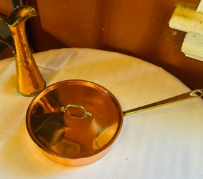 Copper Pot And Pitcher