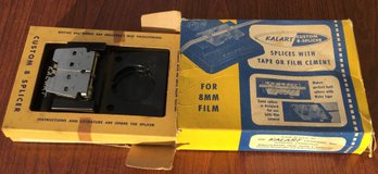 Vintage 1960s Kalart 8mm Film Or Tape Splicer In Original Box.