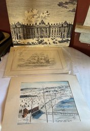 Lot Of Unframed Wall Art