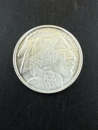 1/10 Troy OZ .999 Fine Silver Round Buffalo