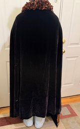 Gorgeous Velvet / Satin Lined Cape And A Full