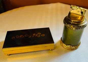 Vintage Cigarette Case And Lighter