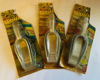 3 Sets Of Metal Scoops In Original Unopened Packaging