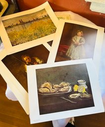 Large Collection Of National Gallery Reproduction Art Work In Portfolio