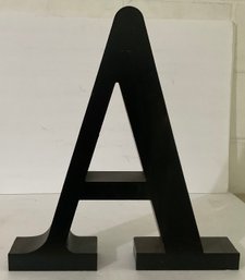 Standing, Hanging, Black Metal Initial A