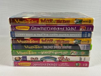 VeggieTales/Religious Children's Movies DVD Lot Ref: UH
