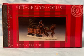 Vintage Village Accessories Resin Carriage