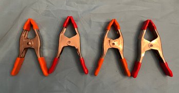 4 Spring Clams In Red And Orange