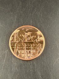 One AVDP Ounce .999 Fine Copper Round
