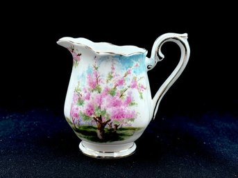 Vintage Royal Albert Bone China Blossom Time Creamer