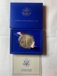 1986 Liberty Silver Dollar 90% Silver