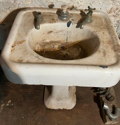 Vintage Pedestal Sink