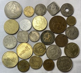 25 Foreign Coins #1