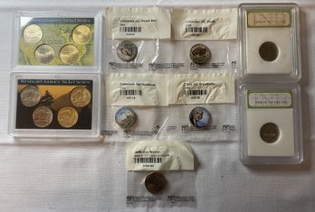 Various Nickels From 2004 To 2006 Westward Journey Some Colorized