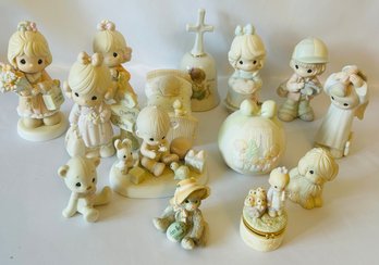 Lot #1 Of Precious Moments Figurines In Storage Case