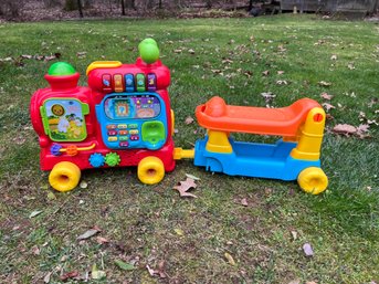 Interactive Learning Train And Ride-On Toy With Educational Features