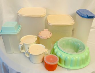Large Lot Of Tupperware