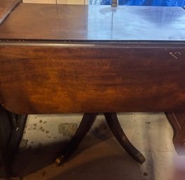 Duncan Phyfe Drop Leaf Table With Claw Feet