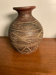 Vintage Pottery Clay Vase