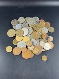 Lot Of 1LB Foreign Coins
