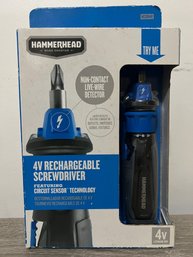 New Hammerhead 4V Lithium-ion Rechargeable Screwdriver