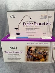 Zuvo Water Purifier And Butler Counter Faucet New In Boxes