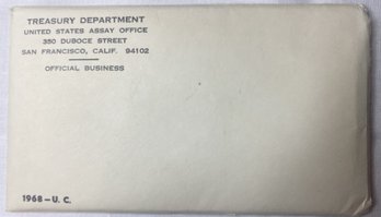 1968 Uncirculated Mint Set Sealed