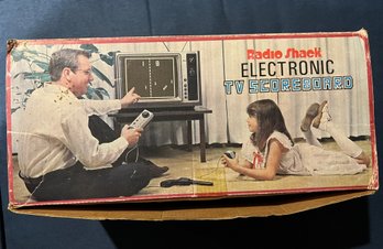 Vintage Radio Shack Tv Electronic Scoreboard Game