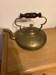 Vintage Brass Tea Pot