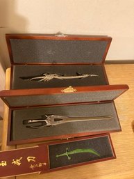 Lot Of 3 Chinnese Made Miniatures With Boxes