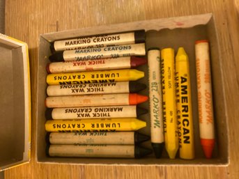 Large Vintage Marking Crayons