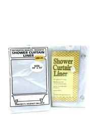 Pair Of New Clear Shower Curtain Liners