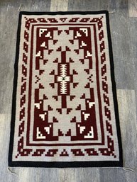 Vintage Ganado Red Navajo Wool Rug Highly Regarded For Their Craftsmenship