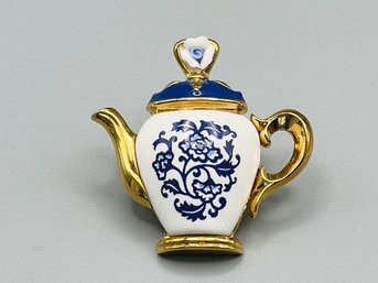 Vintage Avon 'Tea Time' Teapot Brooch/Pin