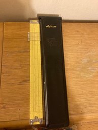 Vintage Slide Ruler With Case