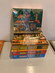 Lot Of Milton Bradly MB Puzzles
