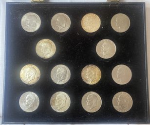 Eisenhower Uncirculated Dollars 1971 - 1978 Including 5 Silver Dollars