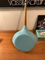 Le Creuset Enamel Cast Iron Frying Pan Unique Wood Handle