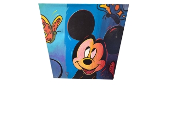 Artists Proof 'mickey Mouse' Artwork Likley A Serigraph Featuuring The Iconic Disney Character