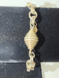 Sarah Coventry Gold-tone Costume Jewelry Bracelet With Signature Snap Clasp