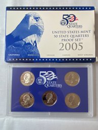 2005 US Mint Proof Quarter Set