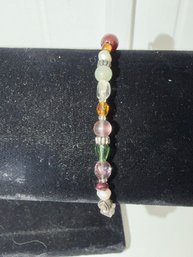 Multi0colored Beaded Bracelet With A Toggle Clasp