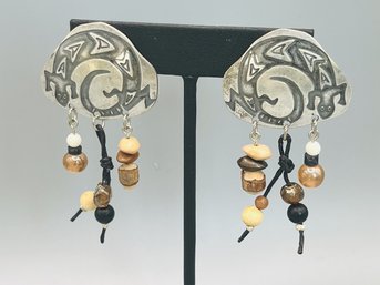 Chico's Vintage Gecko Statement Earrings - 3 Of 3