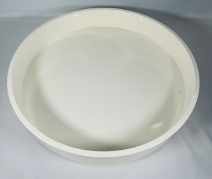 Vintage White Shallow Tray Or Ikebana Vessel