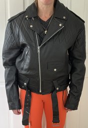 Hasbro Insulated Leather Jacket Woman's Size 40