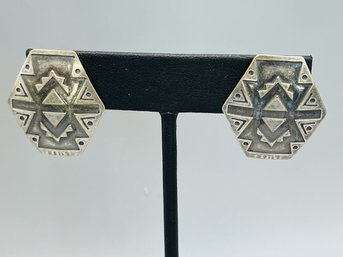 Chico's Stamped Native American Style Earrings - CH12