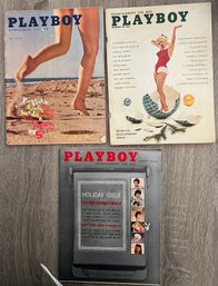 Three Vintage 1960sPlayboy Magazines